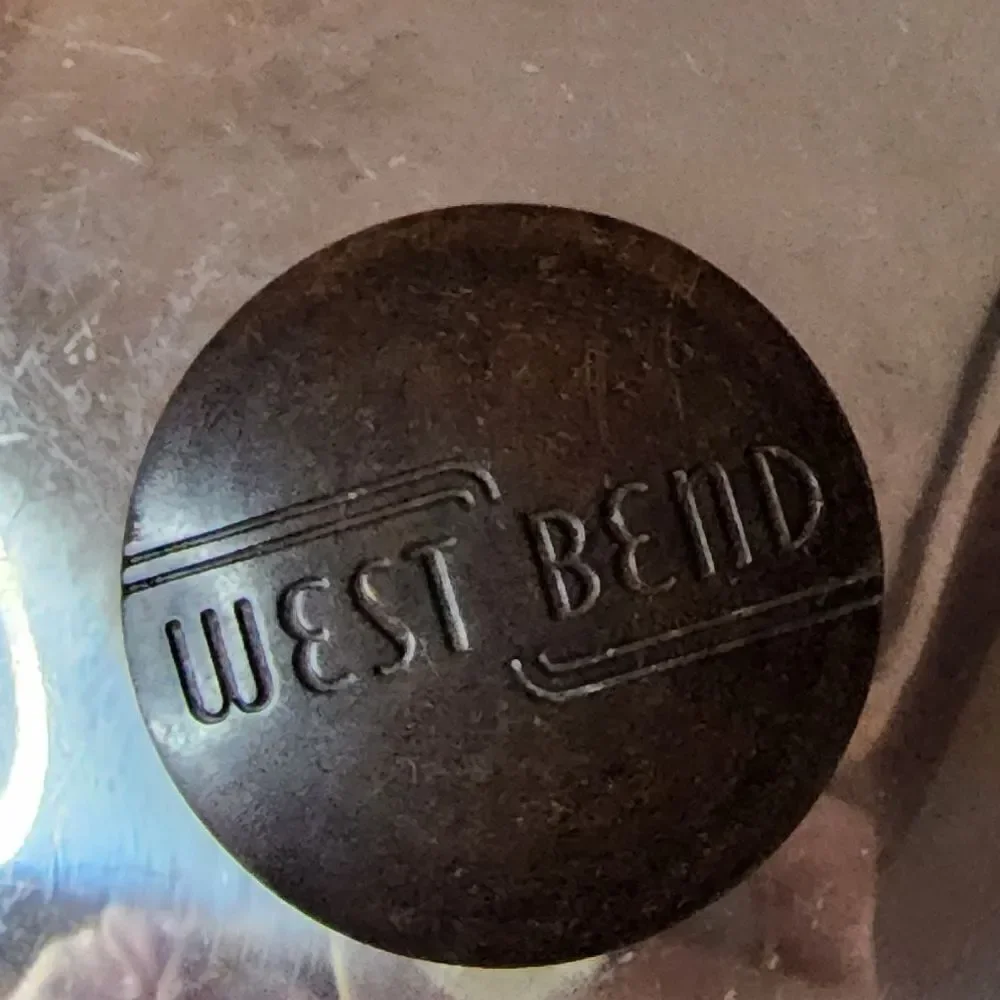 West Bend vintage aluminum pan pot with lid